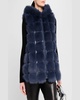The Adrienne Faux Fur Hooded Vest