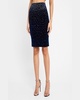 Midi Skirt in Crystal Velvet
