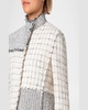 Patchwork Check Tweed Jacket