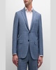 Men's Heathered Wool Suit