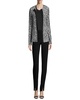 Crepe Marocain Ankle Pants, Caviar