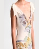 Jophee Drape Cap-Sleeve Maxi Dress