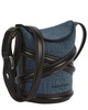 Alexander McQueen The Curve Mini Canvas & Leather Bucket Bag