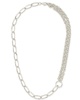 Sterling Forever Rhodium Plated Milan Layered Chain Necklace