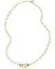 ADORNIA 14K Plated Lock Necklace
