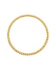 ADORNIA 14K Plated Rope Bangle Bracelet