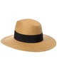 Bruno Magli Straw Ribbon Fedora
