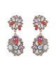 Eye Candy LA Art Gala Crystal Rainbow Drop Earrings