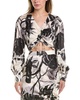 AllSaints Carla Silk-Blend Top