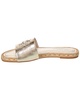 Tory Burch Everly Leather Espadrille Slide