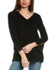Lafayette 148 New York Wool & Cashmere-Blend V-Neck Sweater