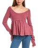 Free People Found Your Babydoll Top
