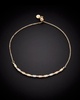 14K Italian Tri-Tone Gold Bolo Bracelet