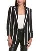 alice + olivia Justin Rolled Cuff Blazer