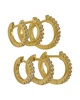 ADORNIA 14K Plated Huggie Hoops