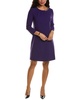 chain trim shift dress