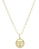 Sabrina Designs 14K 0.26 ct. tw. Diamond Medallion Necklace