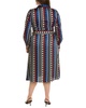 plus tie waist shirtdress