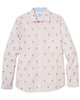 J.McLaughlin Palm Tree Gramercy Modern Fit Woven Shirt