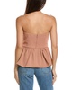 French Connection Harry Peplum Top