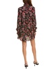 The Kooples Smocked Mock Neck Mini Dress