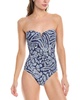 Tommy Bahama Playa Brava V-Front Bandeau One-Piece