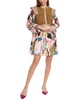 CROSBY by Mollie Burch Hendrix Mixed Media Mini Dress