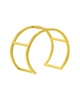 ADORNIA 14K Plated Cuff Bracelet
