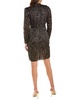 BCBGMAXAZRIA Wrap-Skirt Cocktail Dress