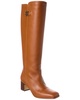 Ferragamo Ciri 55 Leather Knee-High Boot
