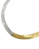 ADORNIA 14K Plated Water-Resistant Herringbone Snake Chain Necklace