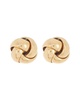 ADORNIA 14K Over Silver Knot Earrings