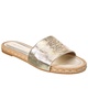 Tory Burch Everly Leather Espadrille Slide