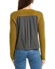 Lilla P Mixed Media Raglan Sweater