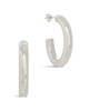 Sterling Forever Stainless Steel Rory Hoops