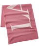 logo wool & cashmere-blend scarf