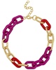 Adornia 14K Plated Oversized Link Necklace