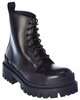 Strike leather ankle boots