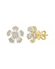 Sabrina Designs 14K 0.99 ct. tw. Diamond Flower Earrings