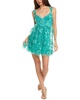 mesh lace babydoll dress