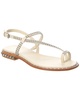 Ash Pearl Leather Sandal