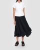 nami seersucker skirt in black