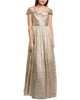 off the shoulder gown