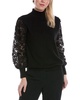 wave ocean cashmere-blend pullover