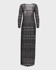 aliona lace maxi dress