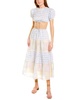 2pc samba sleeveless top & skirt set