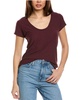 deep v-neck t-shirt