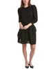 Nation LTD Tenley Ruffled Combo Mini Dress
