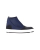 neoprene sneaker boots in blue neoprene