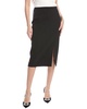 pull-on asymmetrical seam midi pencil skirt